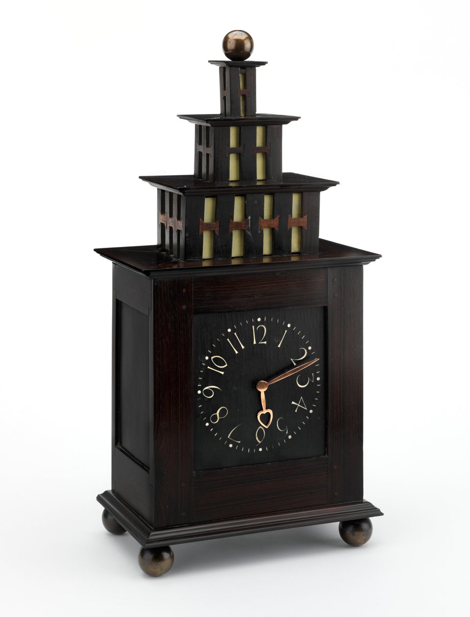Saat, 1903-06 (abanoz ve fildişi) by Charles Francis Annesley Voysey