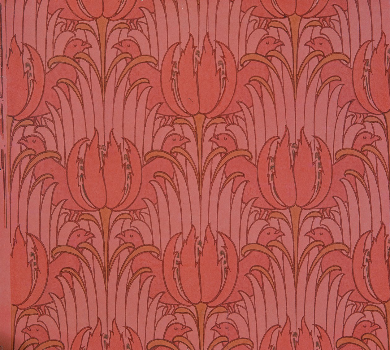 Voysey tarafından tasarlanan duvar kağıdı, Viktorya dönemi by Charles Francis Annesley Voysey