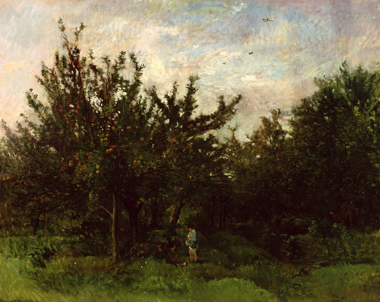 Elma Bahçesi by Charles Francois Daubigny