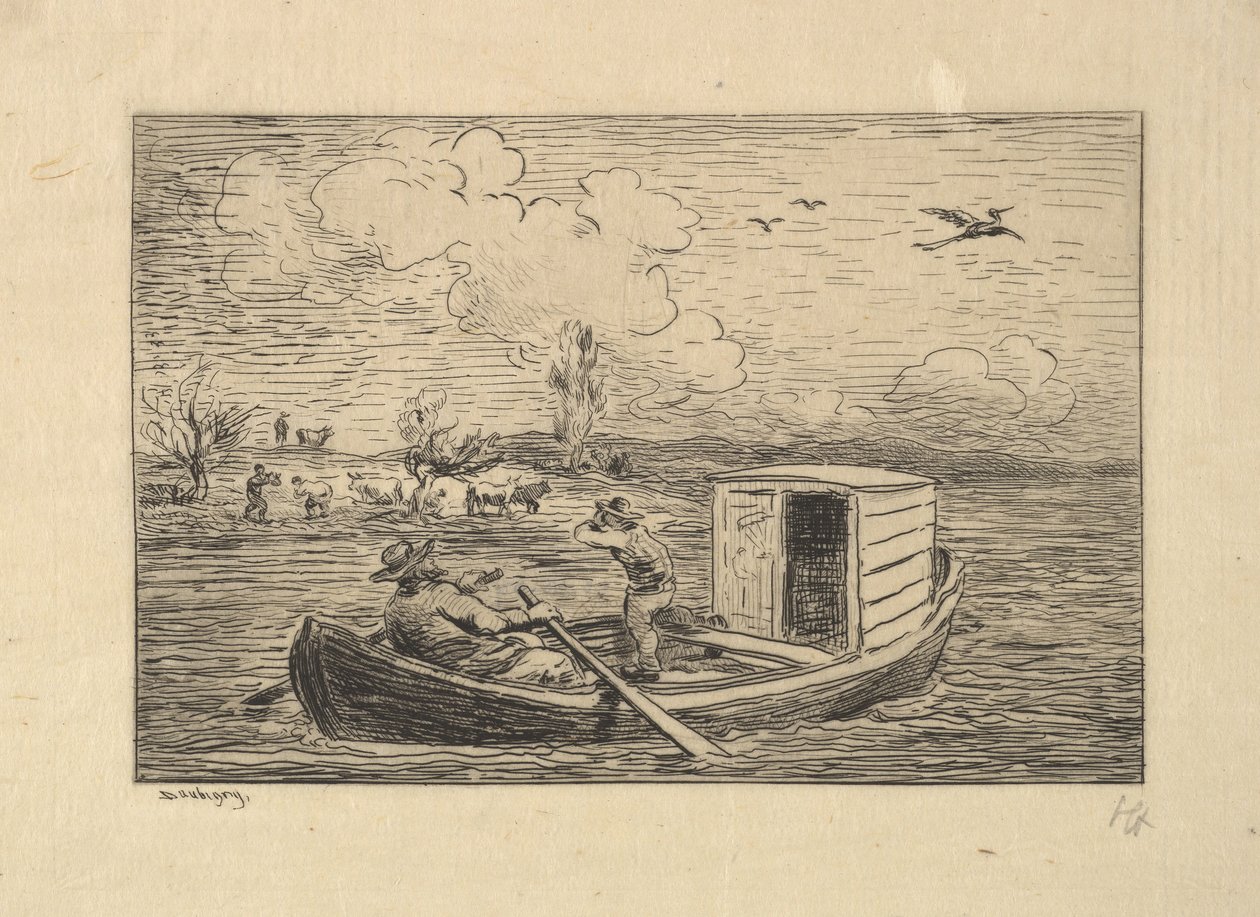 Kıyıya Çağrı, 1861. by Charles Francois Daubigny