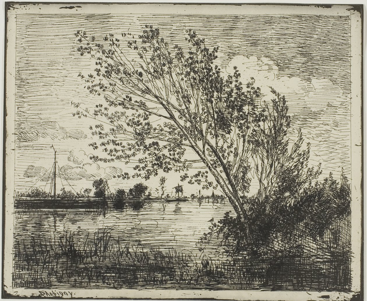 Kızılağaç Kümesi by Charles Francois Daubigny