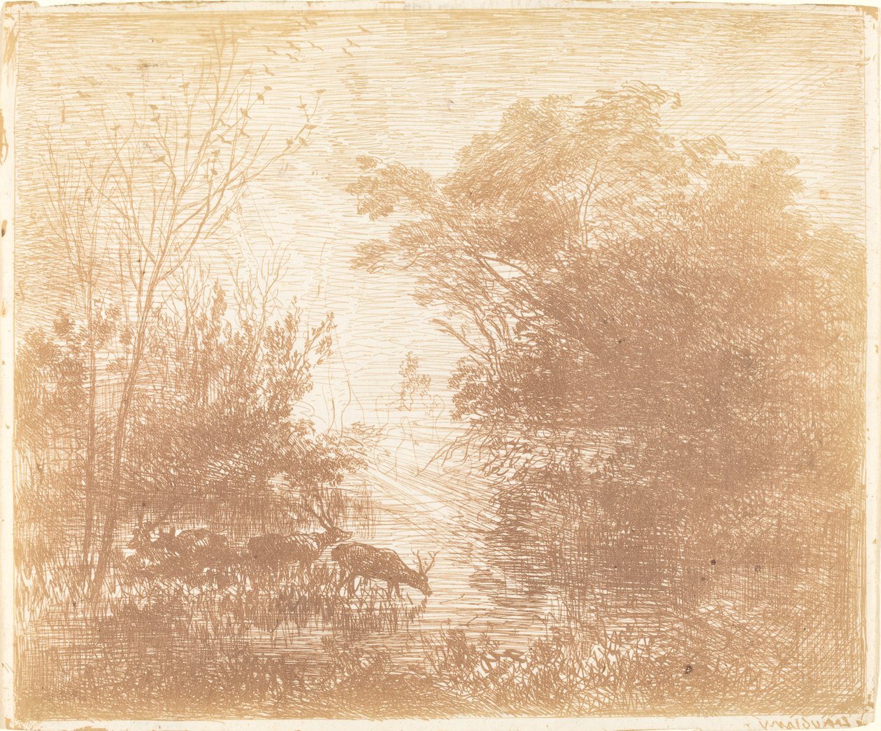 Geyik by Charles Francois Daubigny
