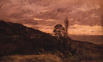 Villerville Yakınında Manzara by Charles Francois Daubigny