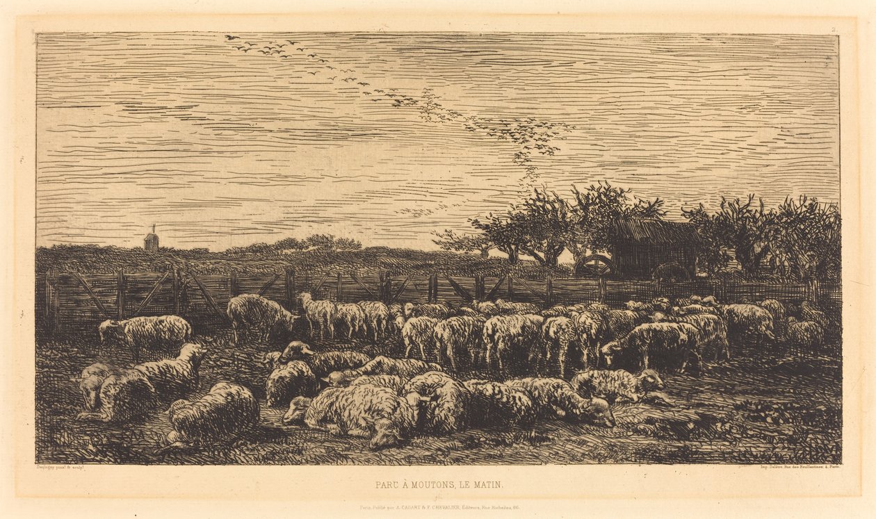 Büyük Koyun Ağı by Charles Francois Daubigny