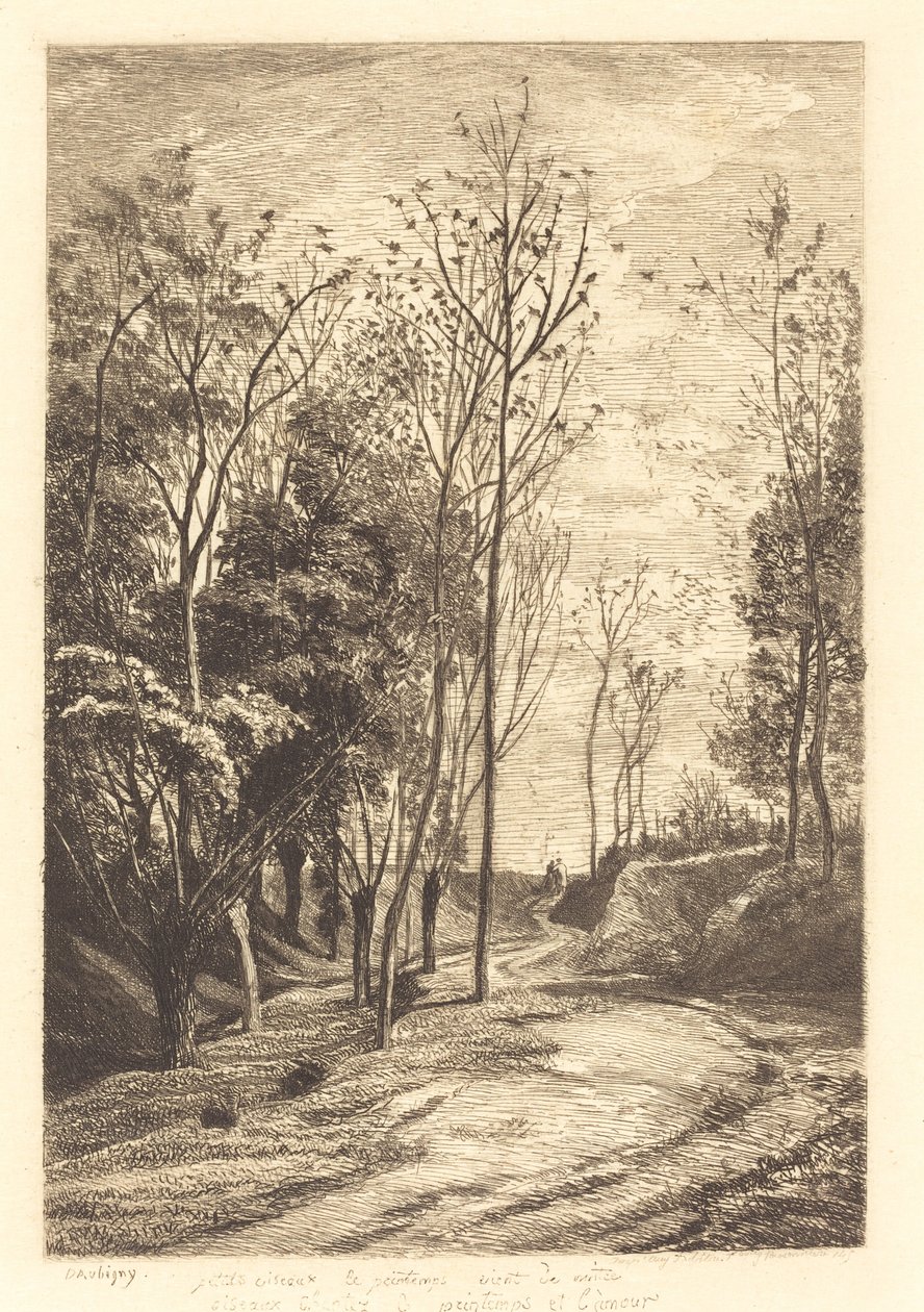 Küçük kuşlar by Charles Francois Daubigny
