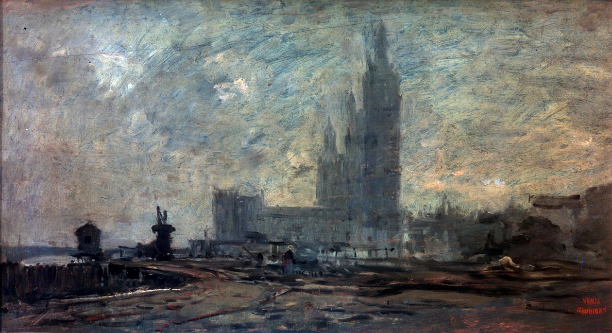 Londra, 1866. by Charles Francois Daubigny