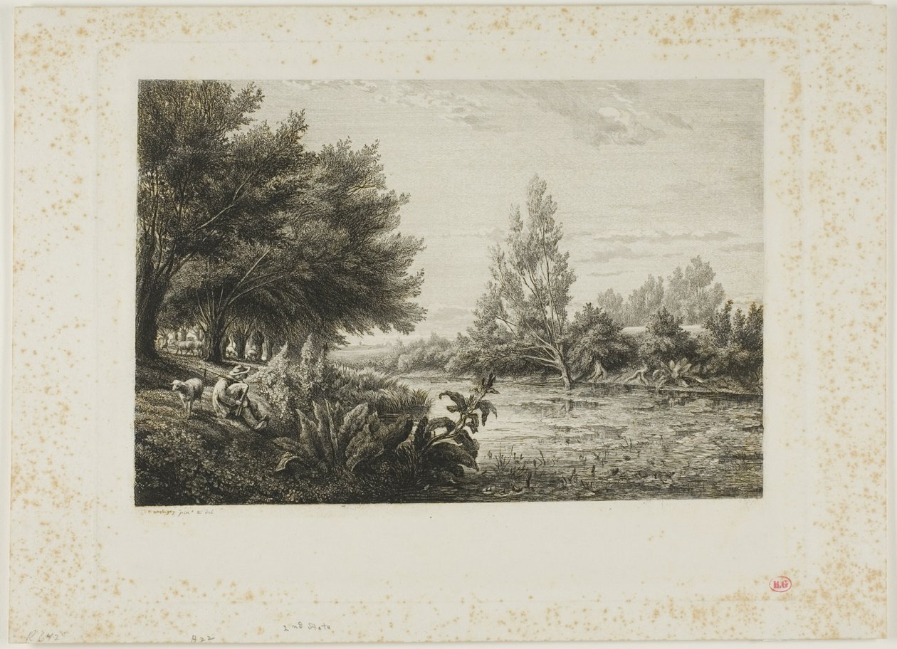 Choisy-le-Roi yakınında by Charles Francois Daubigny