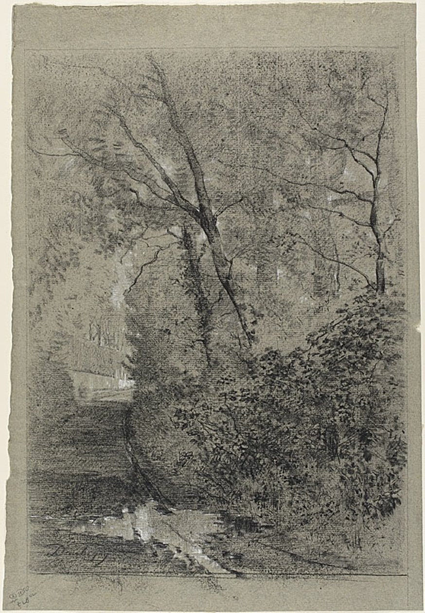 Ormandaki Yol by Charles Francois Daubigny