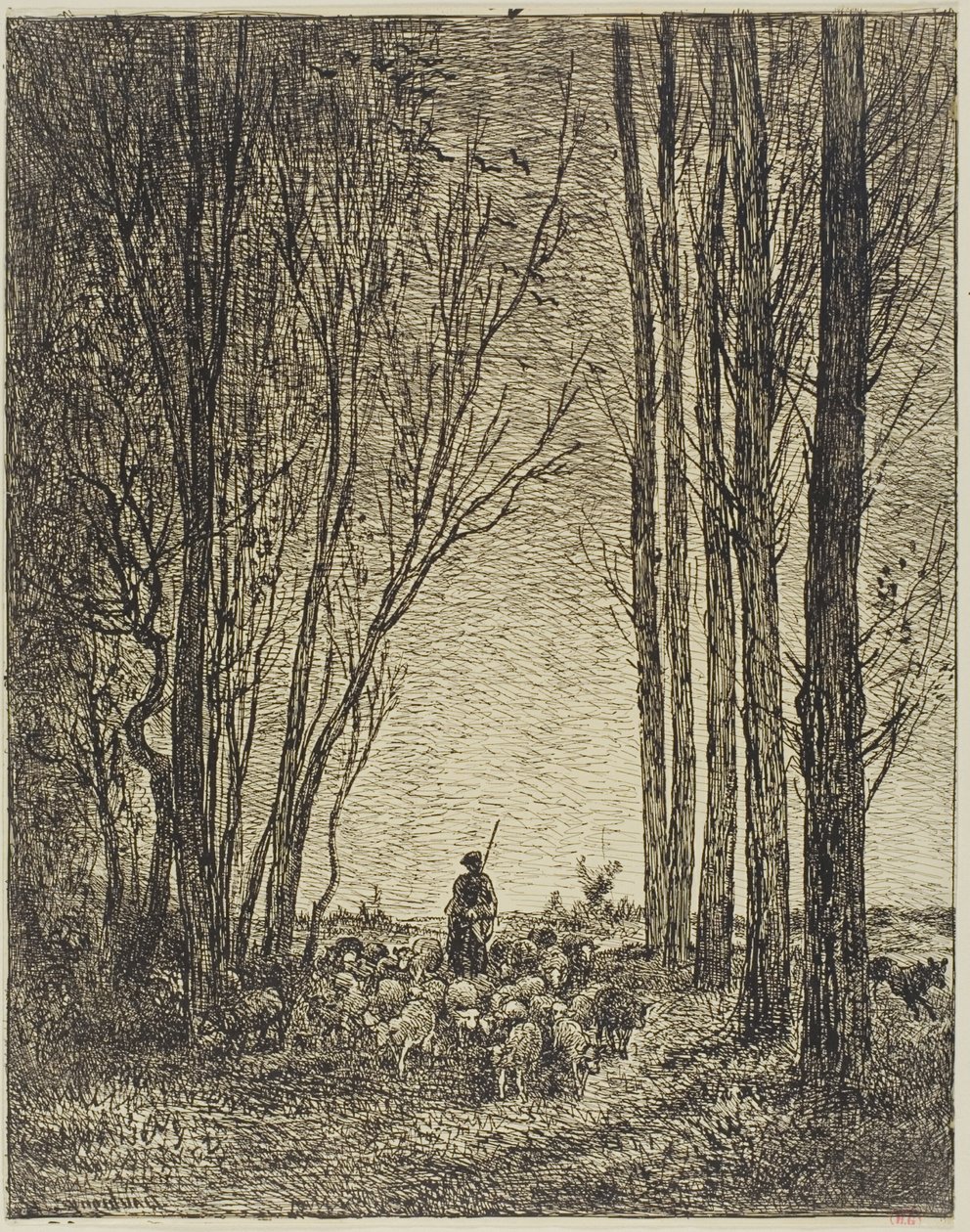 sürünün dönüşü by Charles Francois Daubigny