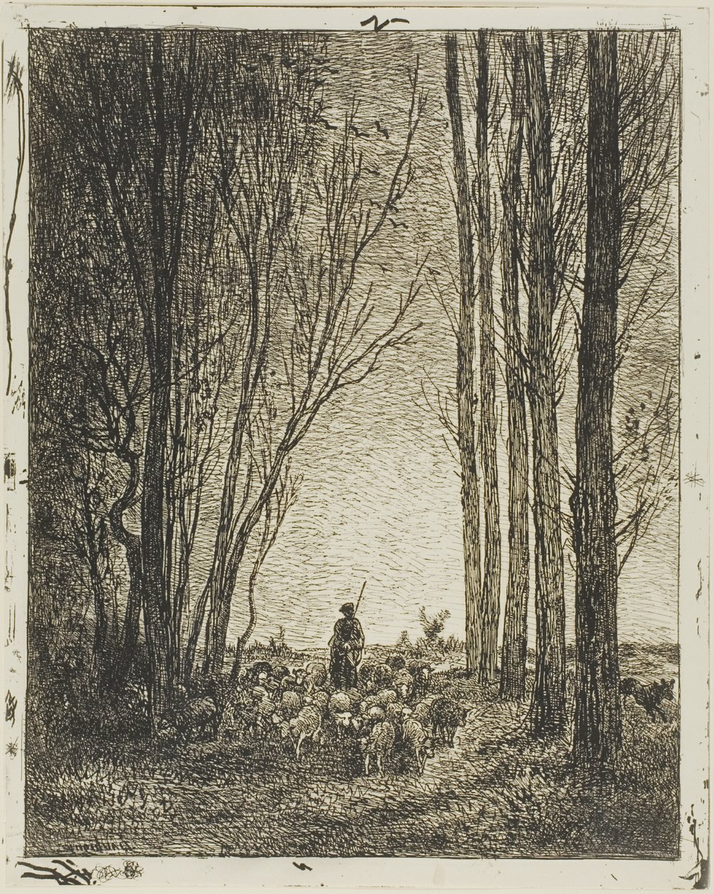 sürünün dönüşü by Charles Francois Daubigny