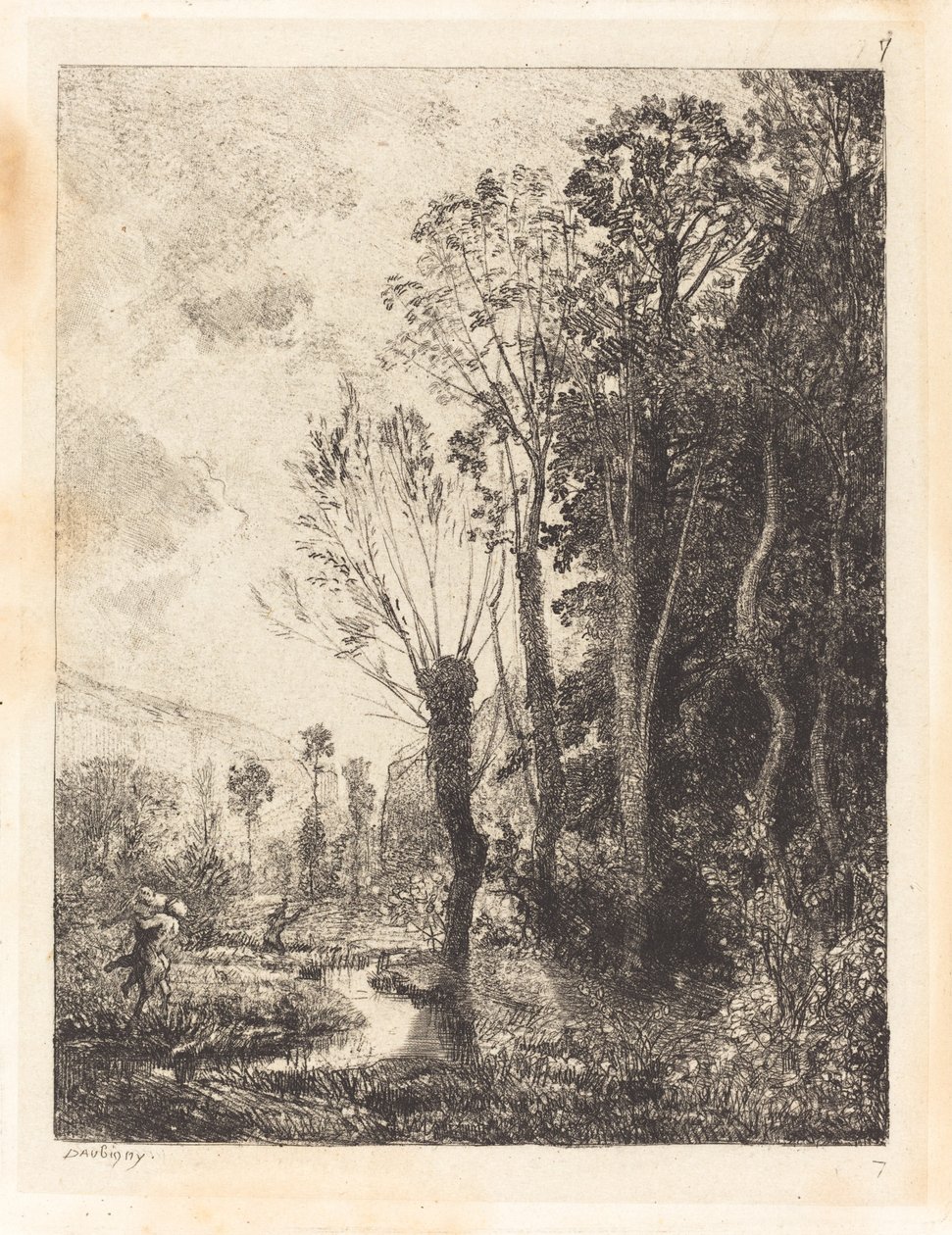 Satyr (Le Satyre) by Charles Francois Daubigny