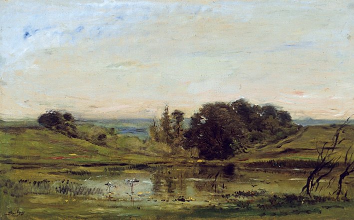 Yalnızlık by Charles Francois Daubigny
