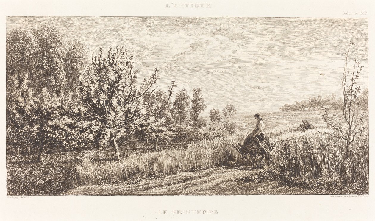 ilkbahar by Charles Francois Daubigny