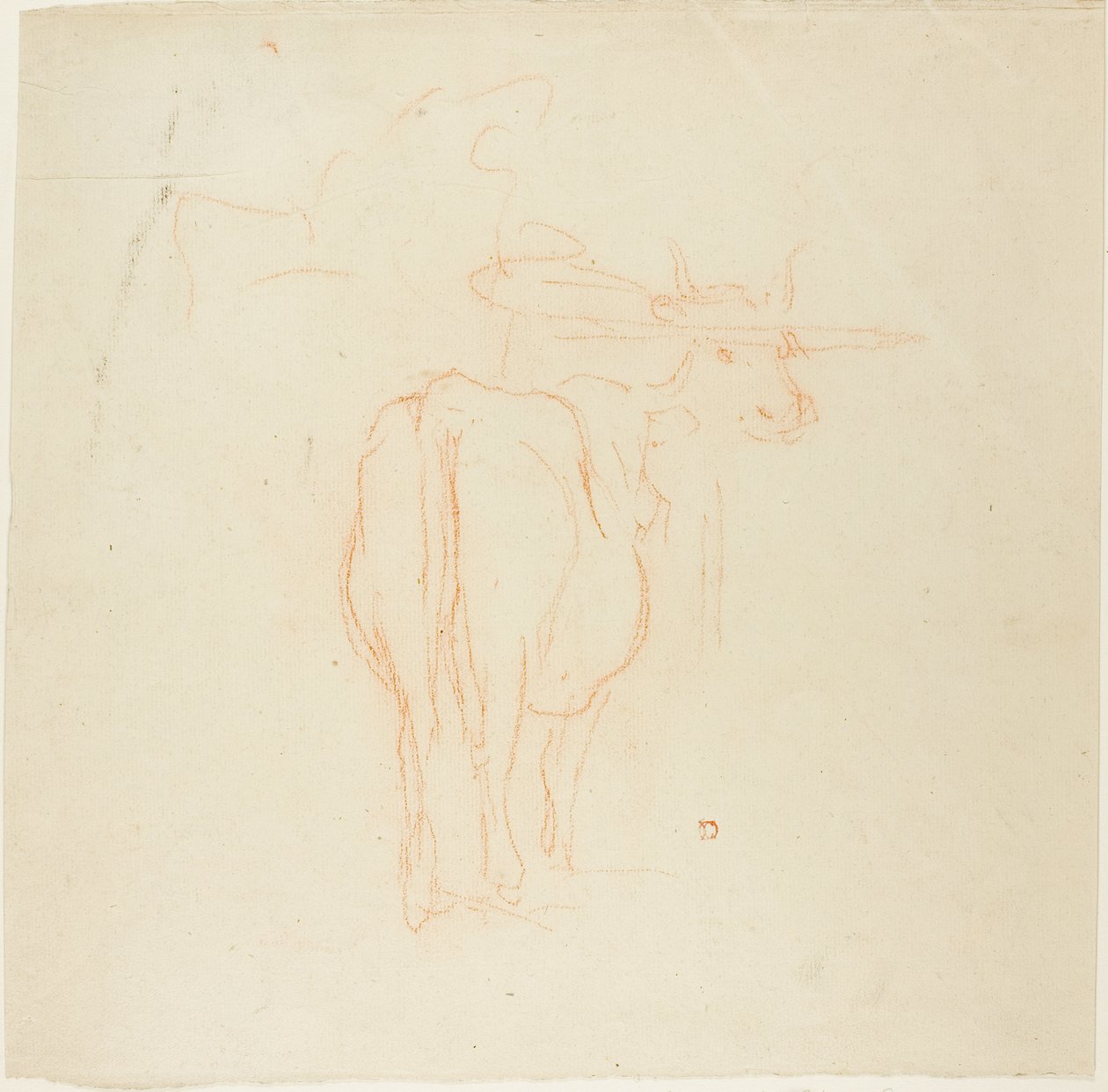ayakta sığır by Charles Francois Daubigny