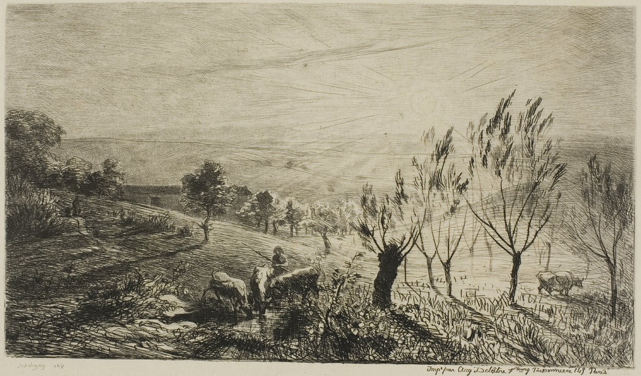 gündoğumu by Charles Francois Daubigny