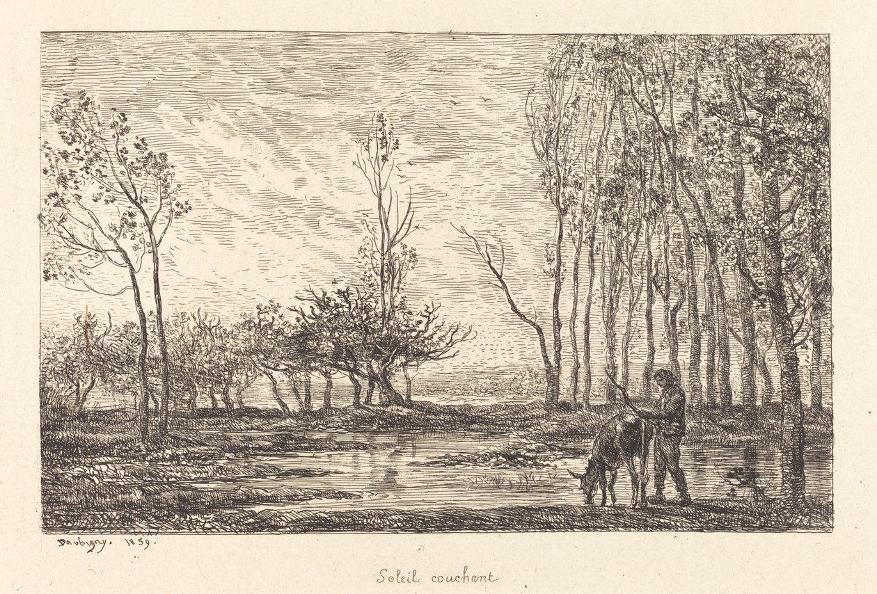 Gun batimi by Charles Francois Daubigny