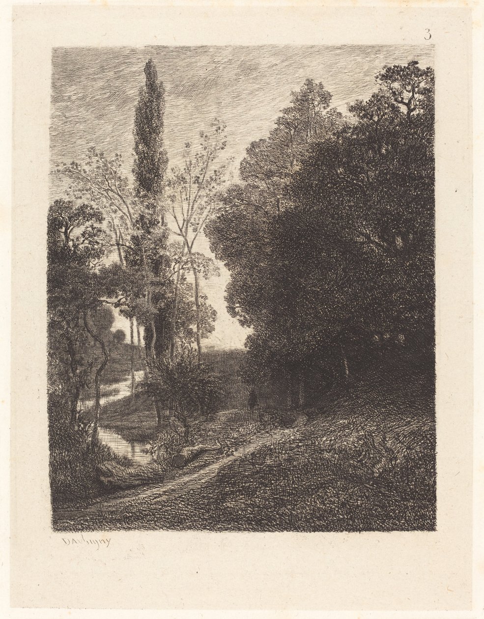 Kuzen Bankaları (Les Bords du Cousin) by Charles Francois Daubigny