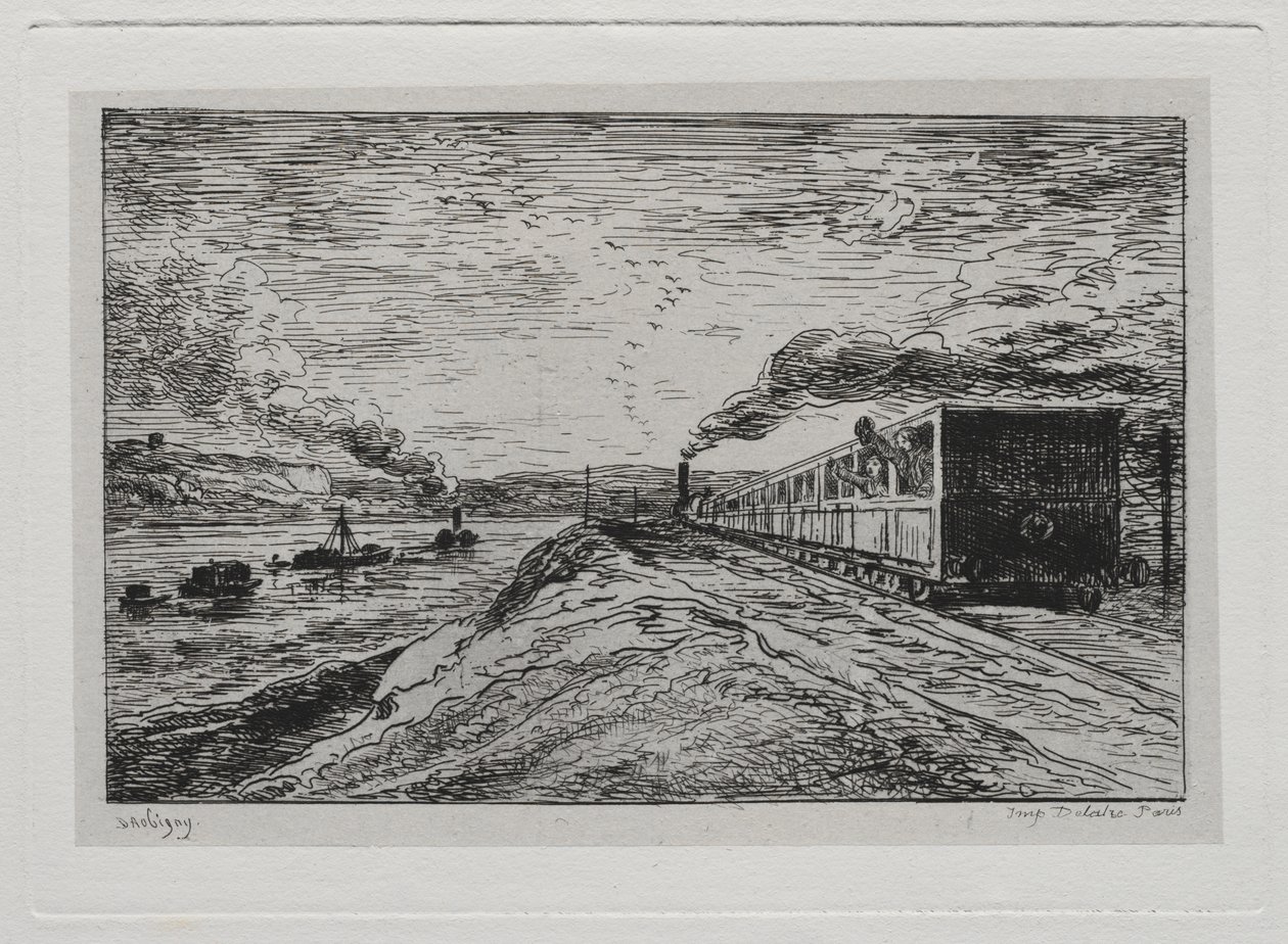 Tekne Gezisi: Ayrılış (Dönüş) by Charles Francois Daubigny