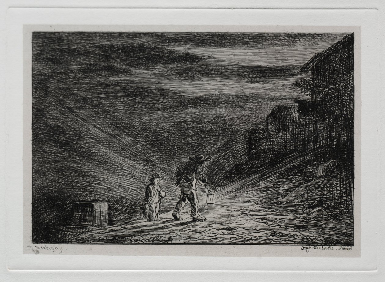 Tekne Gezisi: Bir Han Arayışı, 1861. by Charles Francois Daubigny