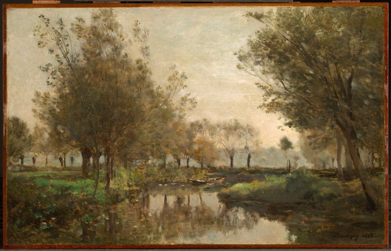 Dere, 1863 by Charles Francois Daubigny