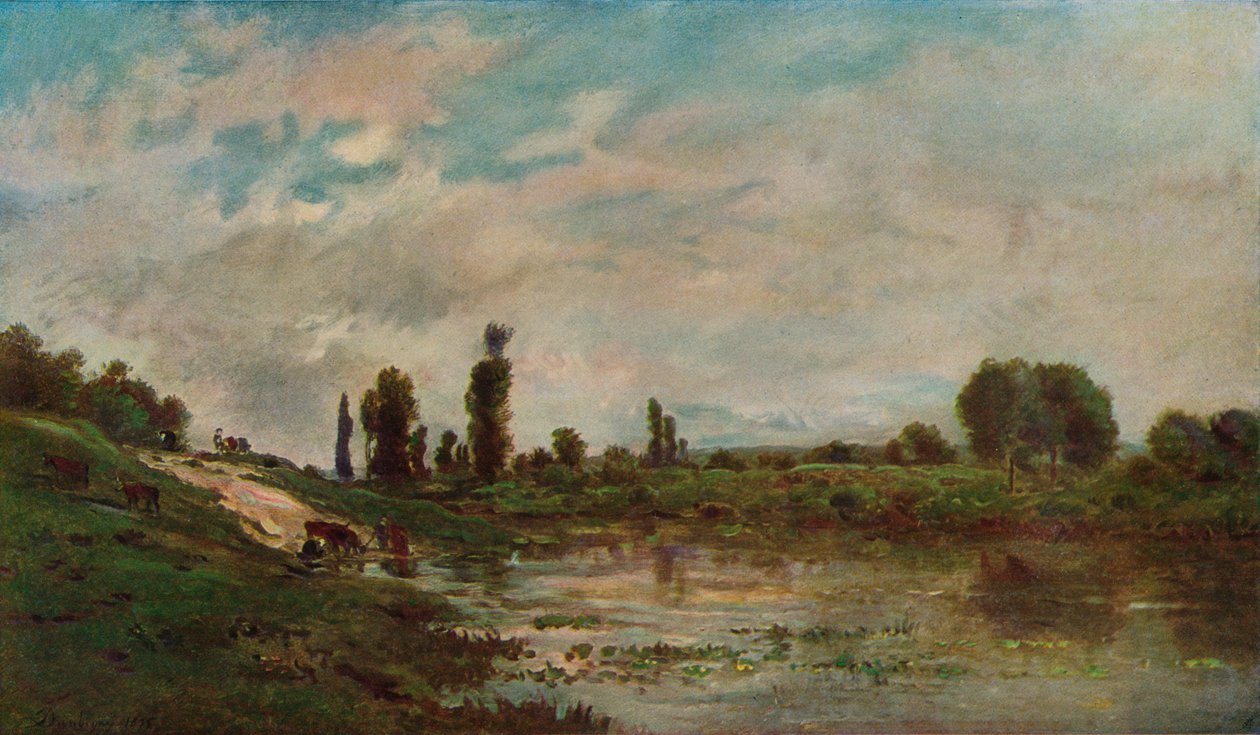 İçme Yeri, c1827-1878, 1906-7 by Charles Francois Daubigny