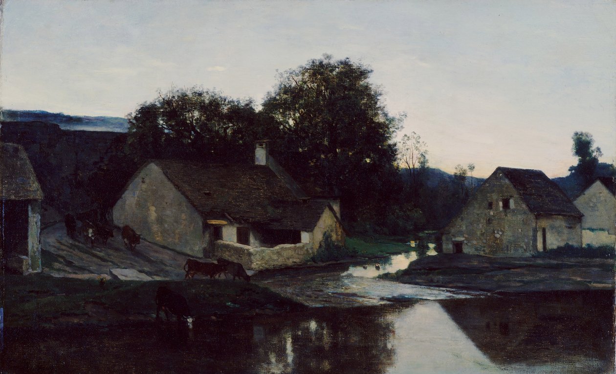 Optevoz Hamlesi, 1852 dolayları by Charles Francois Daubigny