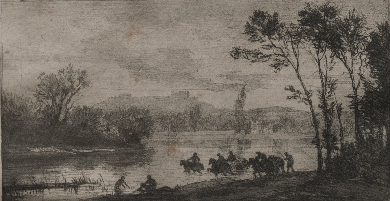 Küçük Cavaliers by Charles Francois Daubigny