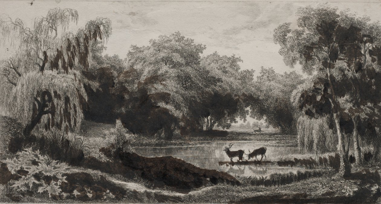 Geyikli Havuz by Charles Francois Daubigny