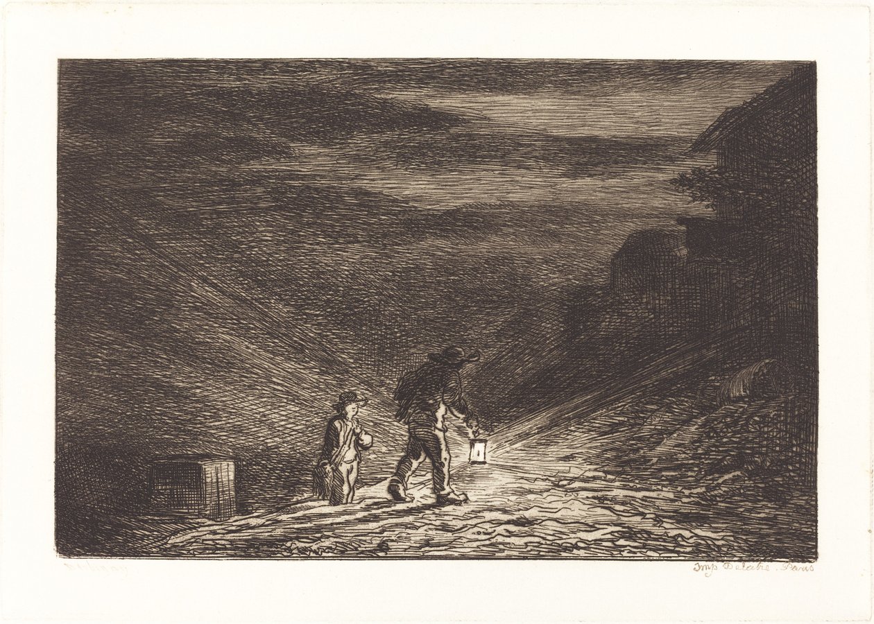 Han Arayışı by Charles Francois Daubigny
