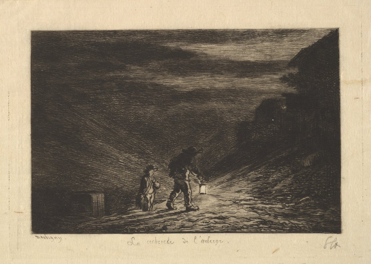 Han Arayışı, 1861. by Charles Francois Daubigny
