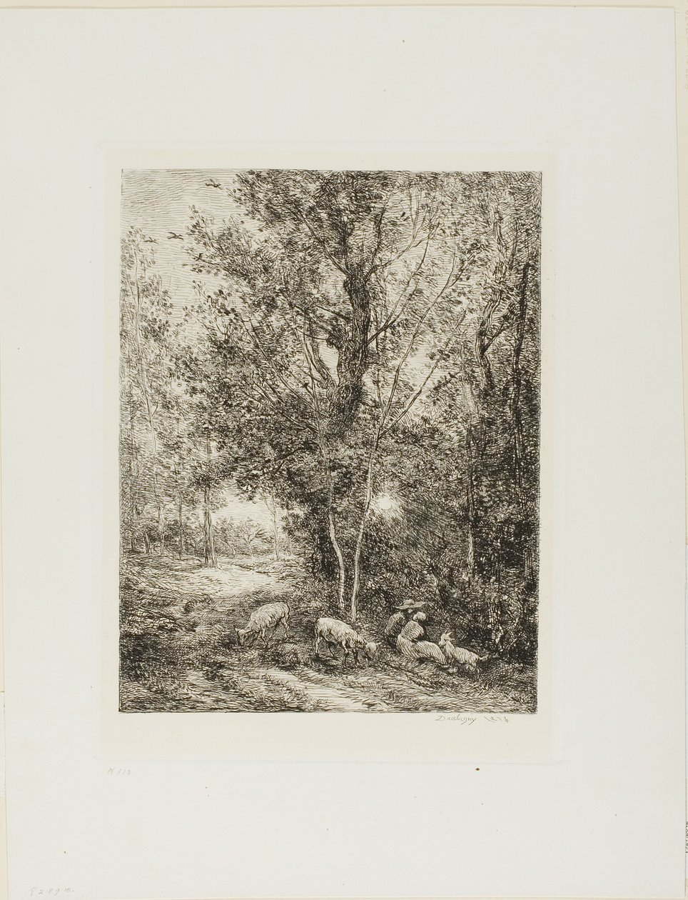 Çoban ve Çoban by Charles Francois Daubigny