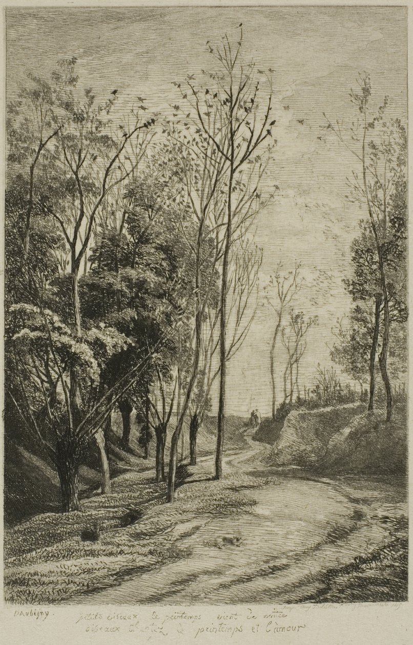 Küçük Kuşlar by Charles Francois Daubigny