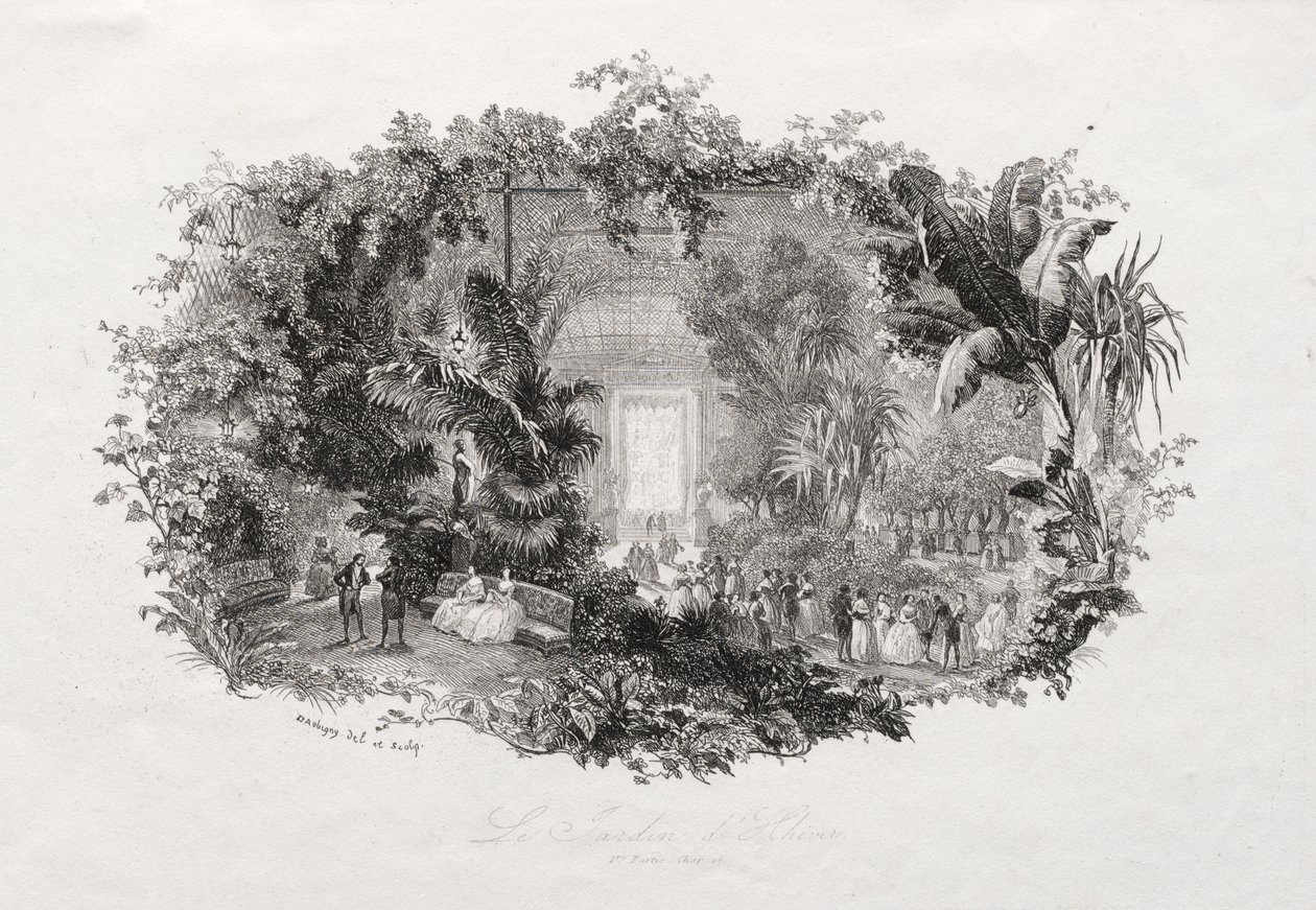 Kış Bahçesi by Charles Francois Daubigny