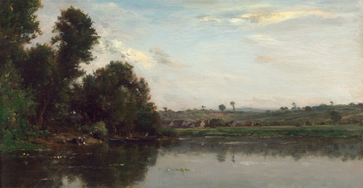 Valmondois yakınlarındaki Oise Nehri