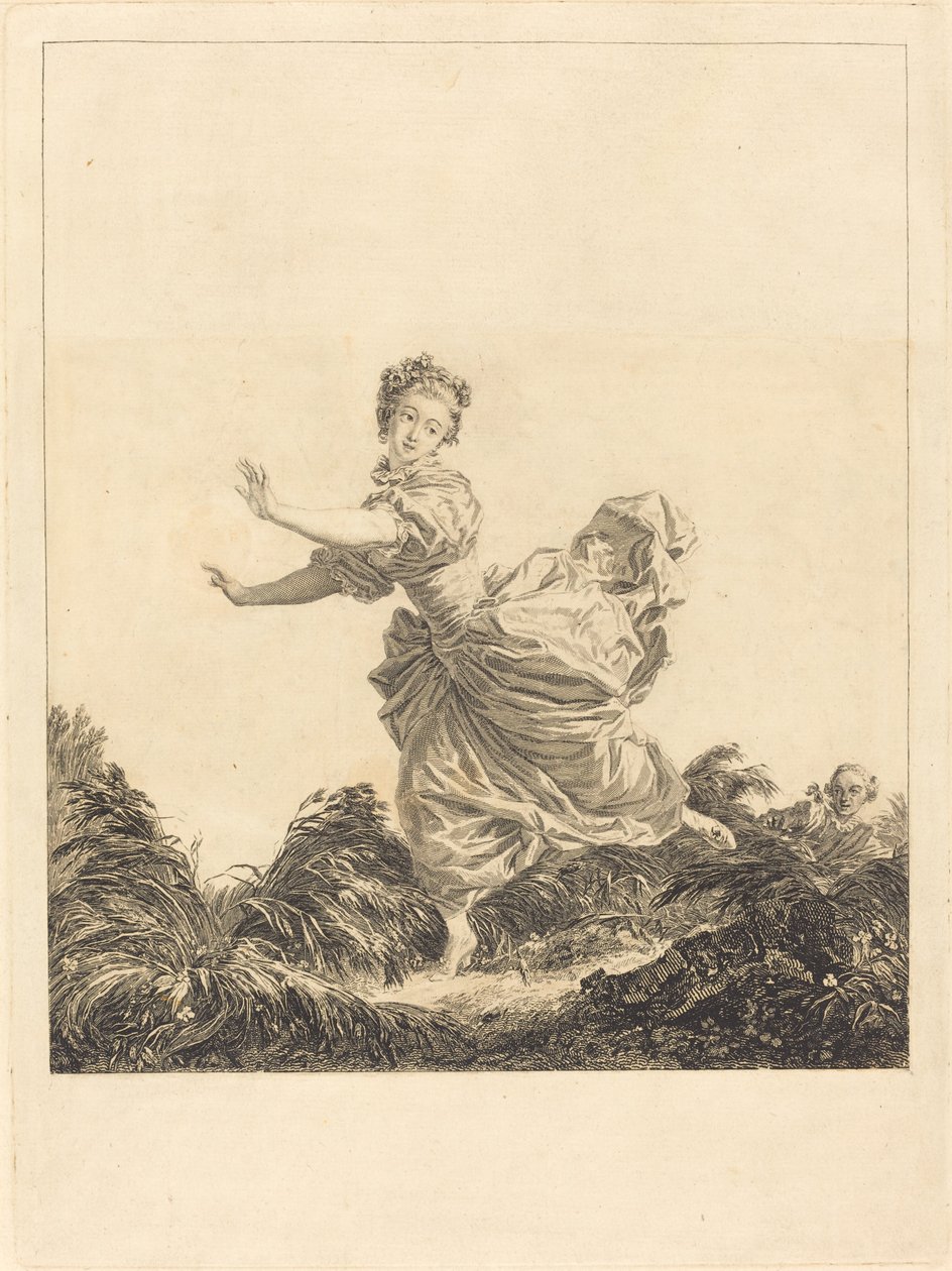 bilerek sızdırmak by Charles François Adrien Macret after Jean Honoré Fragonard