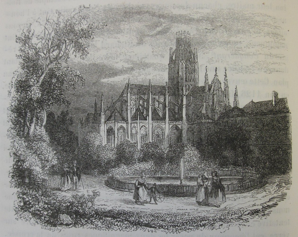 Normandiya Jules Janin illüstrasyon 52 by Charles Francois Daubigny