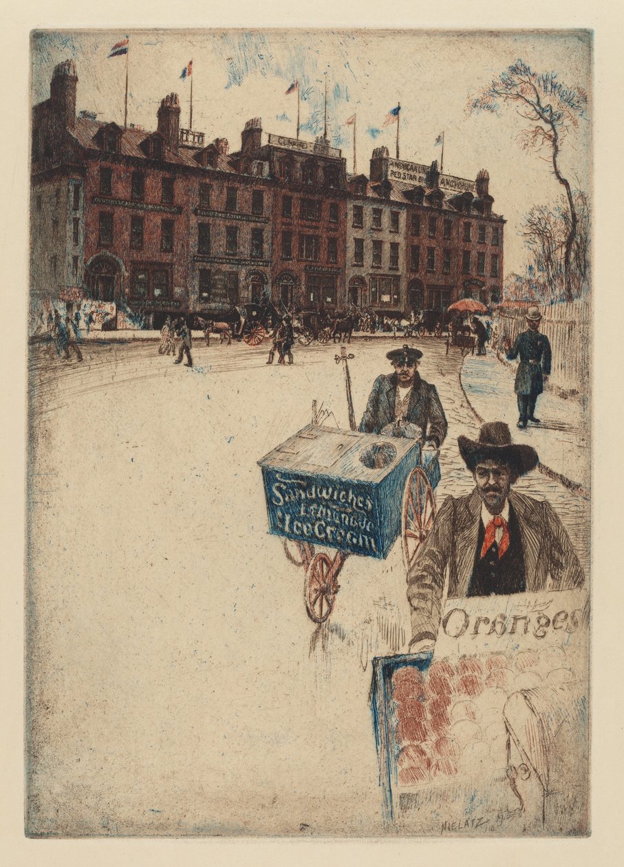 Bowling yeşil by Charles Frederick William Mielatz