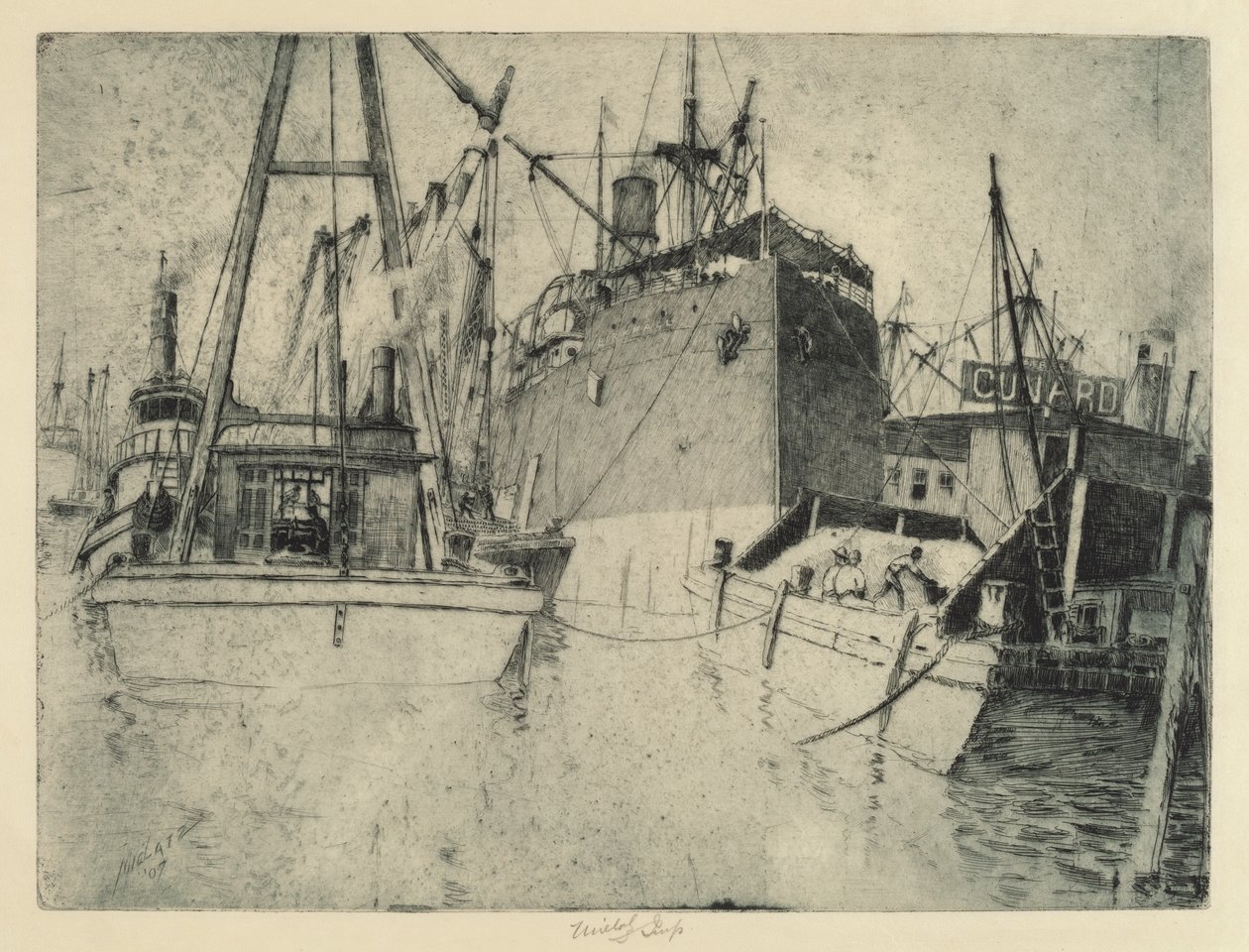 Chelsea Rıhtımı, Gemiyi Yükleme by Charles Frederick William Mielatz