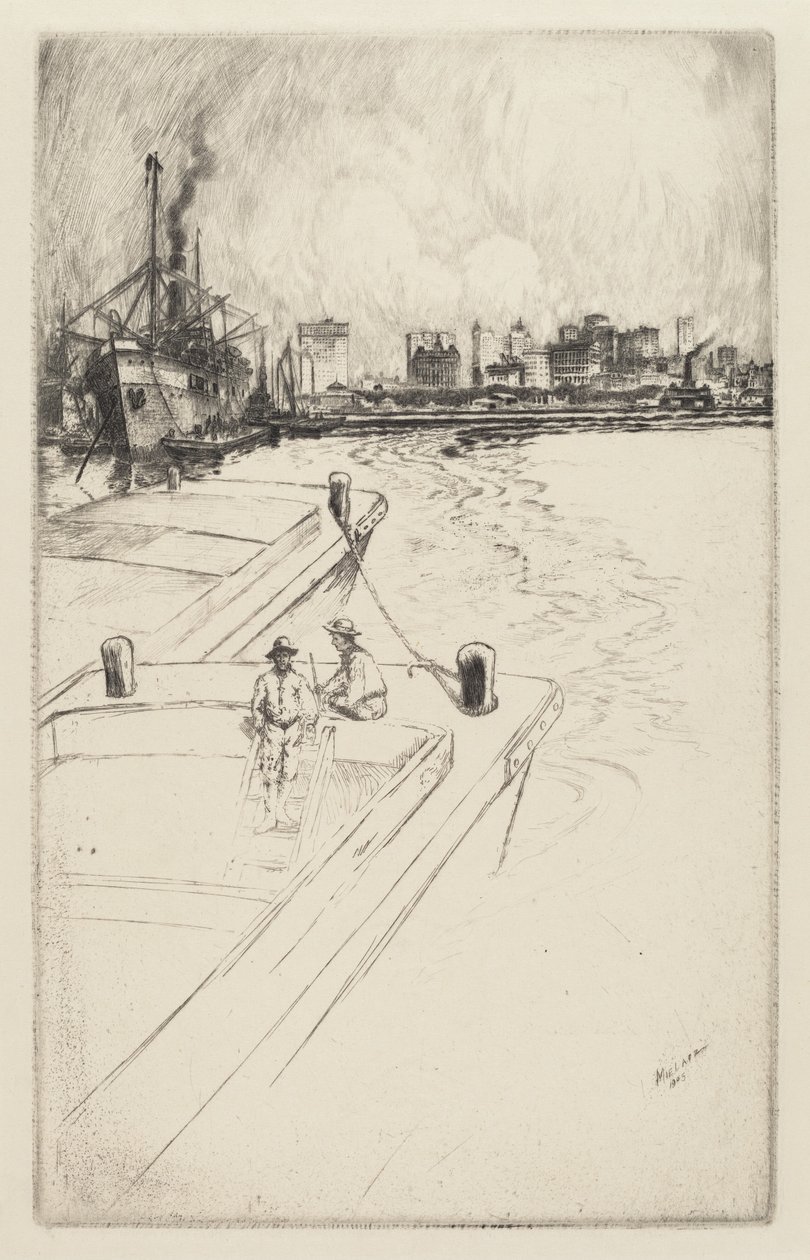 Limandan New York by Charles Frederick William Mielatz