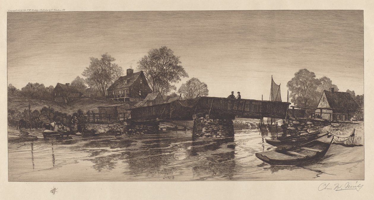 İsimsiz (Eski Köprü) by Charles Frederick William Mielatz