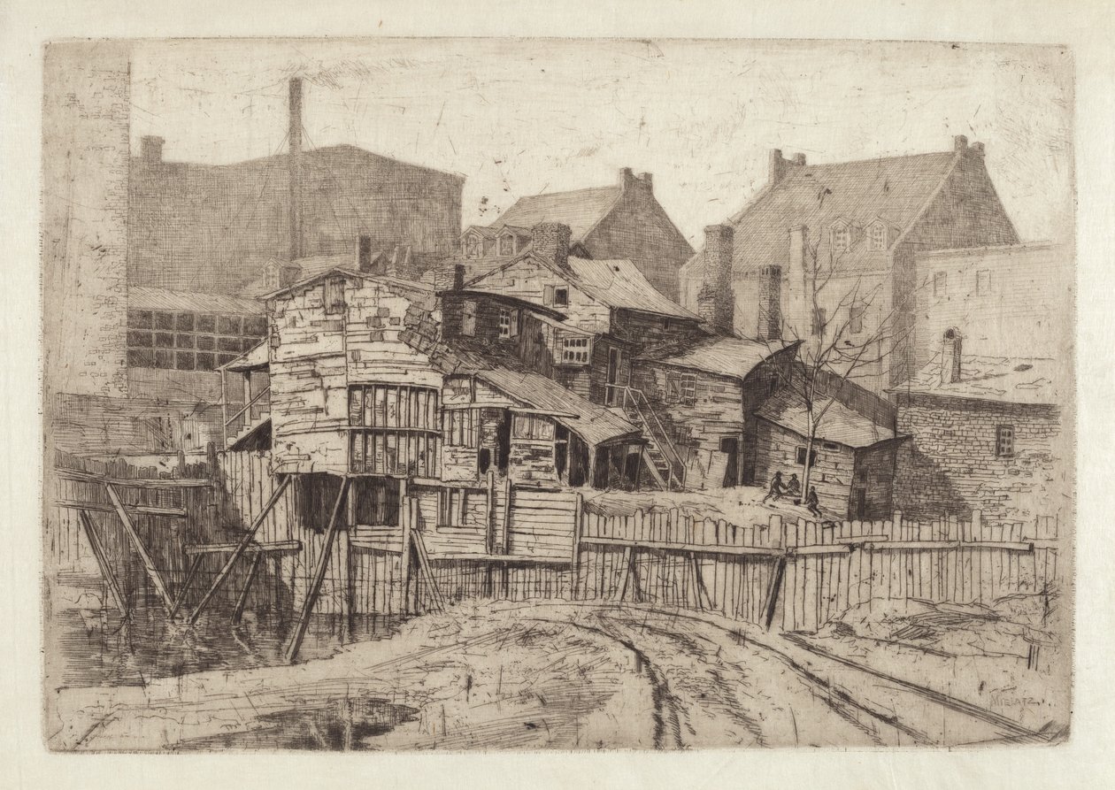 Şehirde İsimsiz Ahşap Ev, 1880