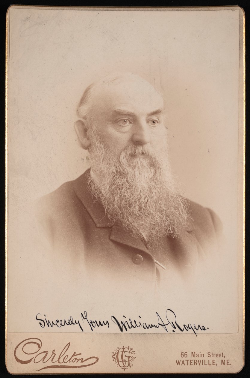 William Augustus Rogers'ın Portresi 1832-1898, 1898'den Önce. by Charles G Carleton