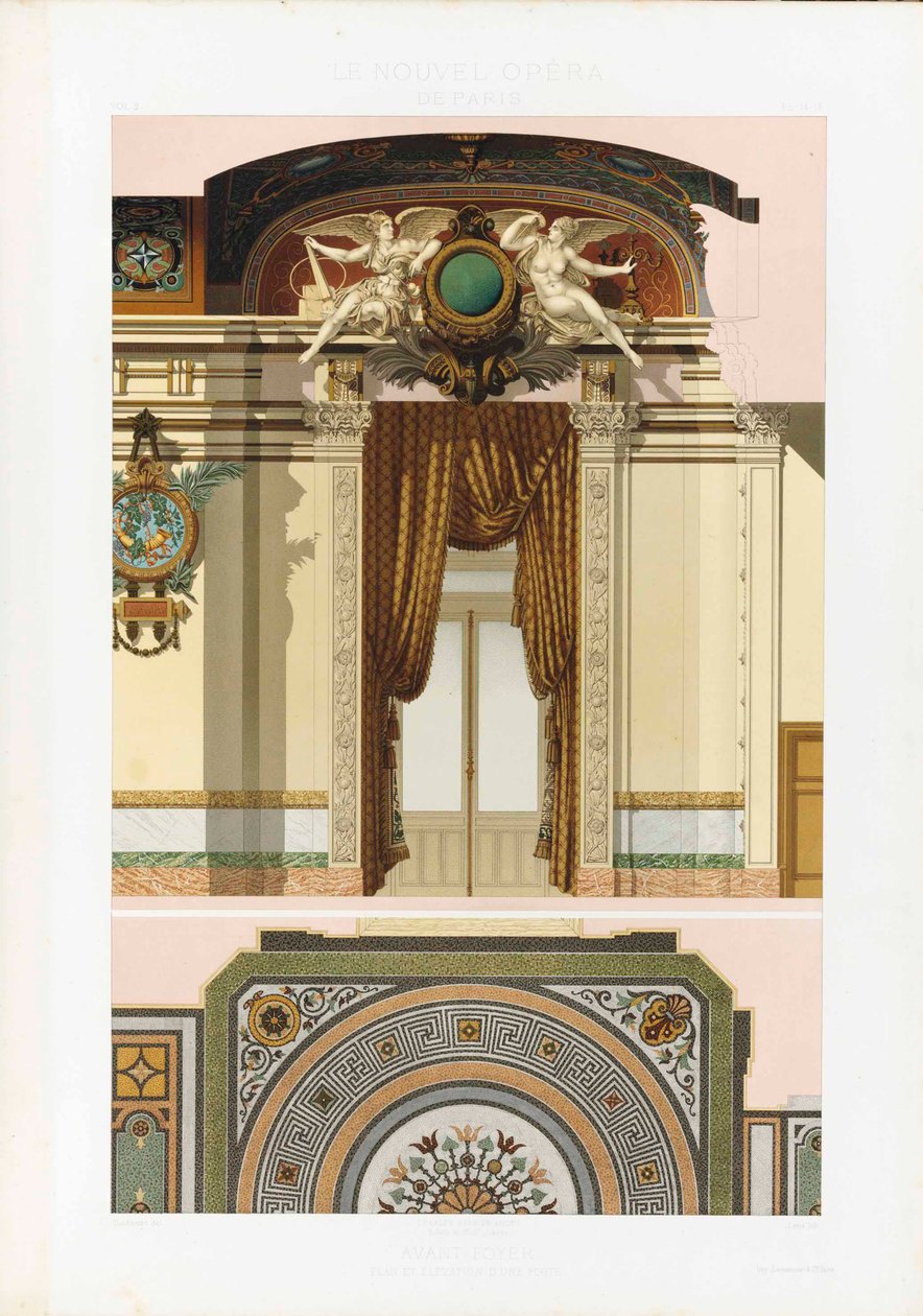 Yeni Paris Operası, 1880. by Charles Garnier