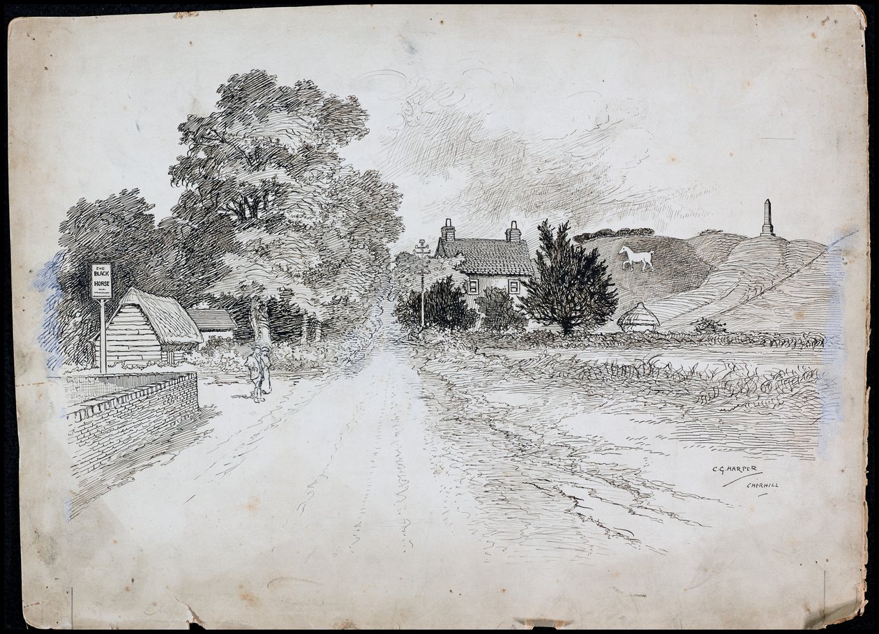 Cherhill, Wiltshire, 1892-1933 by Charles George Harper