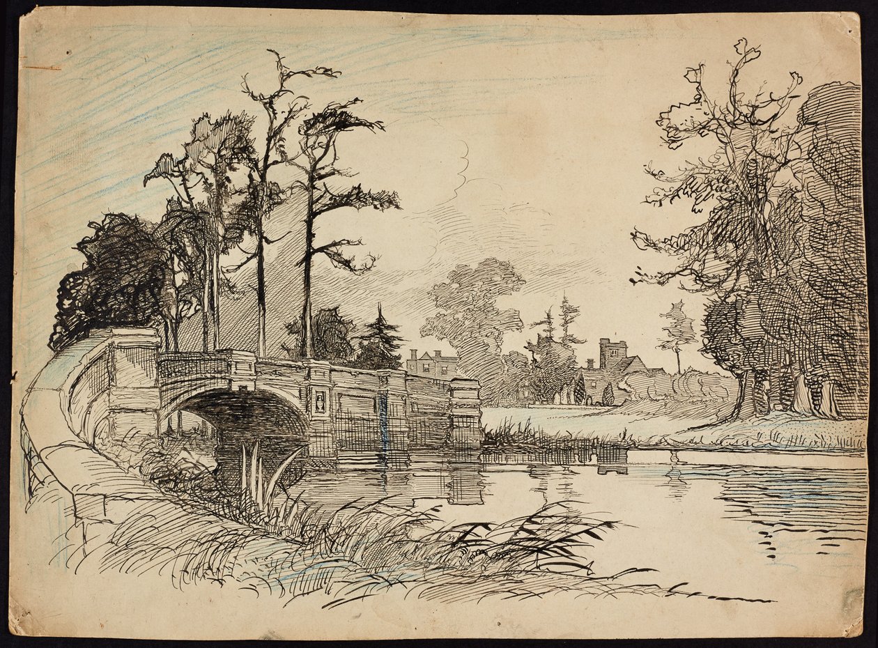 Cranford Park Köprüsü, Hillingdon, Londra, 1892-1933 by Charles George Harper