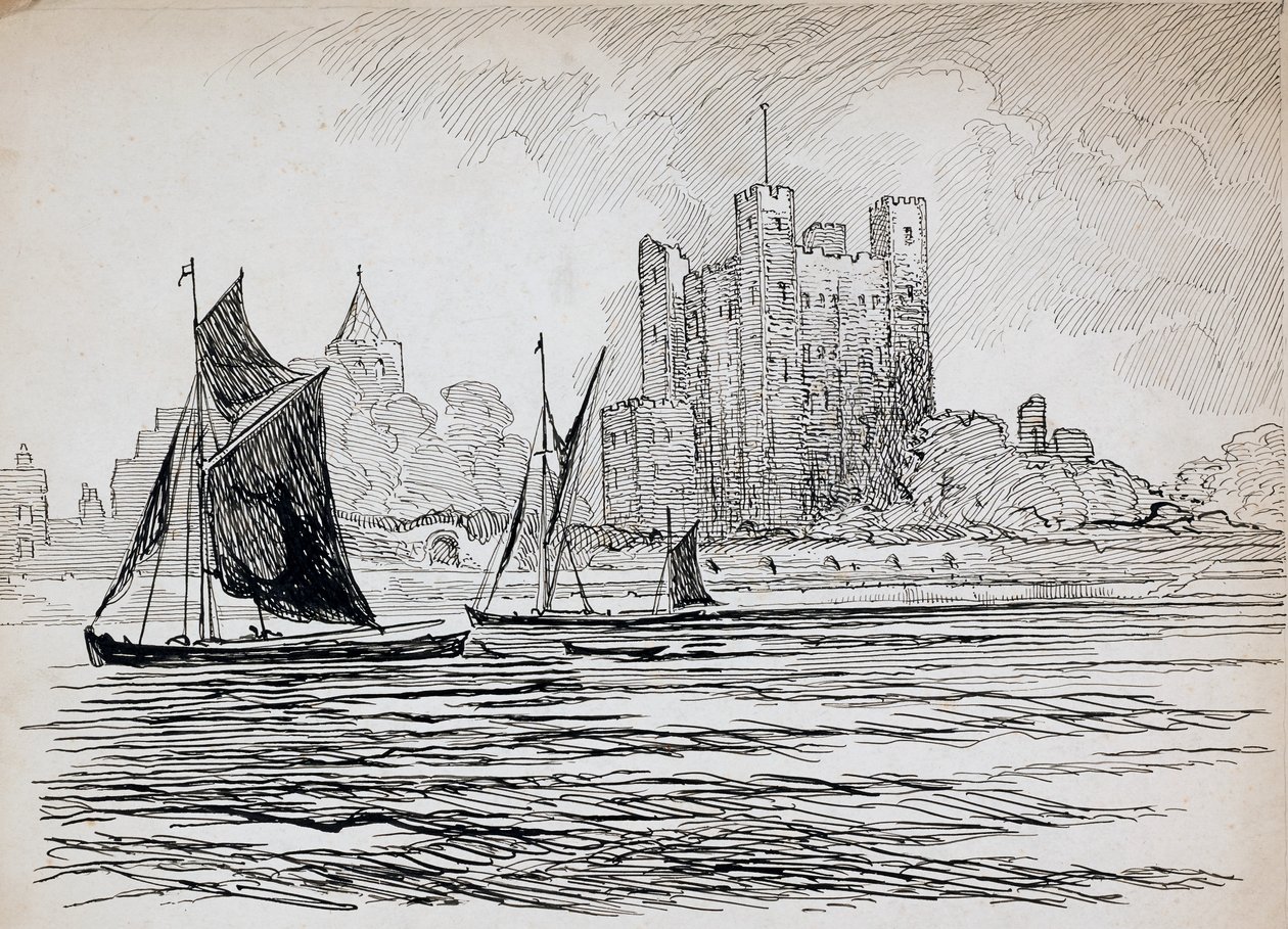 Rochester Kalesi, Kent, 1892-1933 by Charles George Harper
