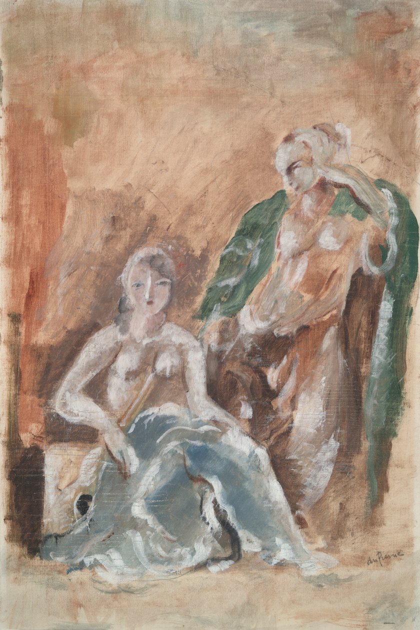 iki figür by Charles Georges Dufresne