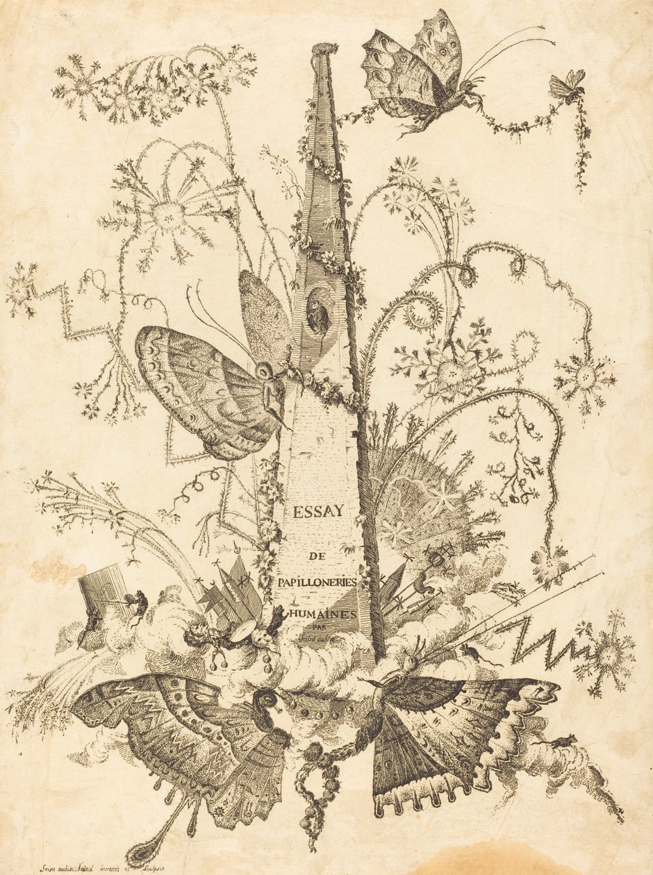 Titre by Charles Germain de Saint Aubin