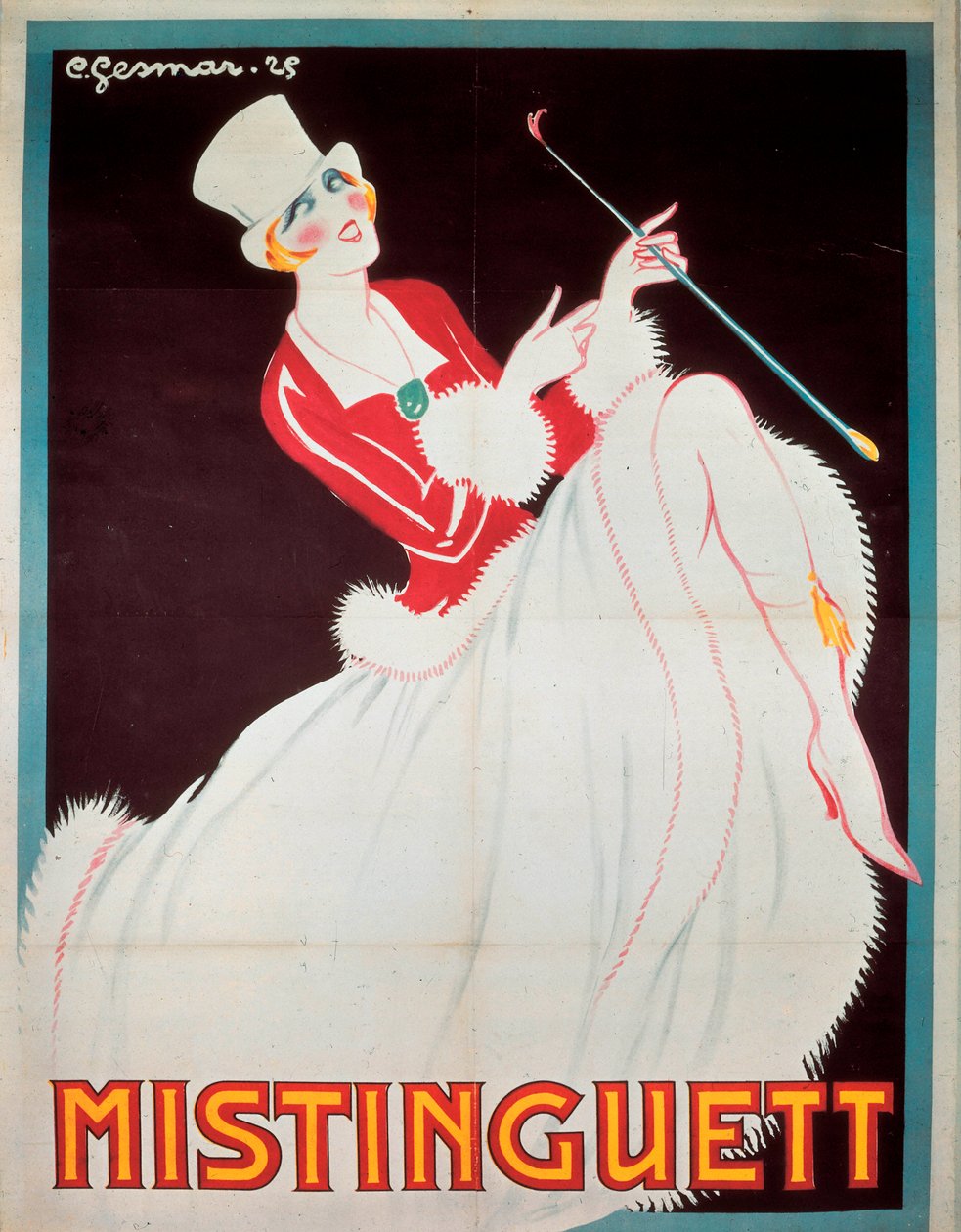 Mistinguett'in Posteri by Charles Gesmar