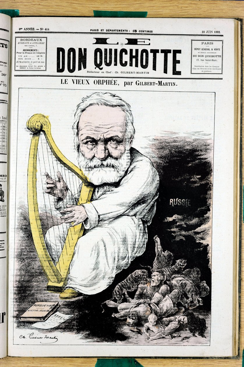 “Don Kişot”, 418 Numaralı Kapak, Renkli Hiciv by Charles Gilbert Martin